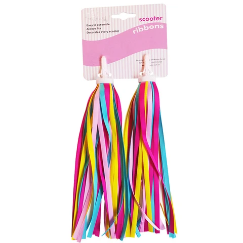 2 шт., велосипедный руль, красочные ленты с кисточками, детский скутер, декор для велосипеда, лента с кисточками, ленты, аксессуары для велоспорта