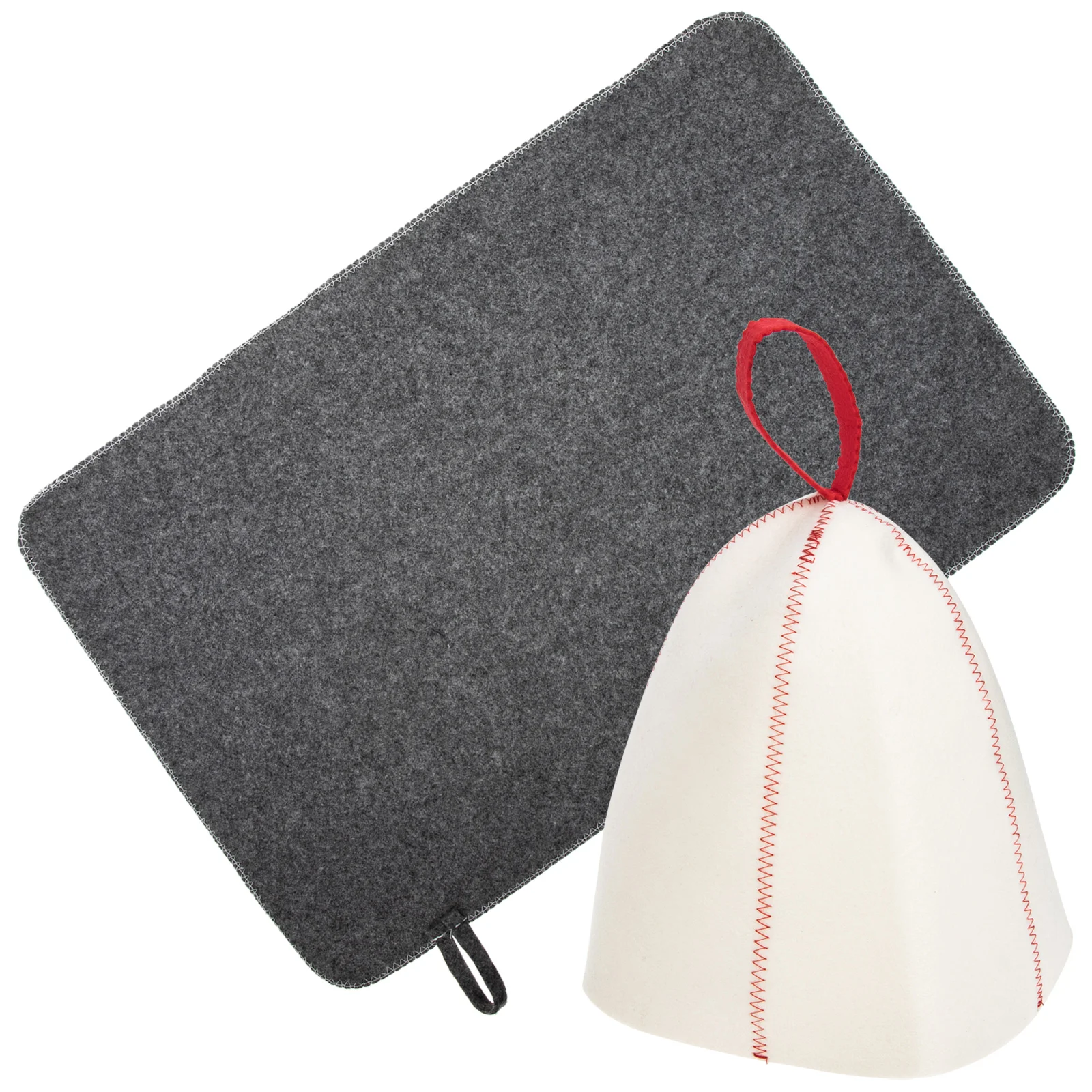 

Sauna Hat Felt Bath Cap Men Set Wool Cushion Hats Russian Kit Caps Room Vaporarium Hair Women Salon Pad Mat Head Cover Shower