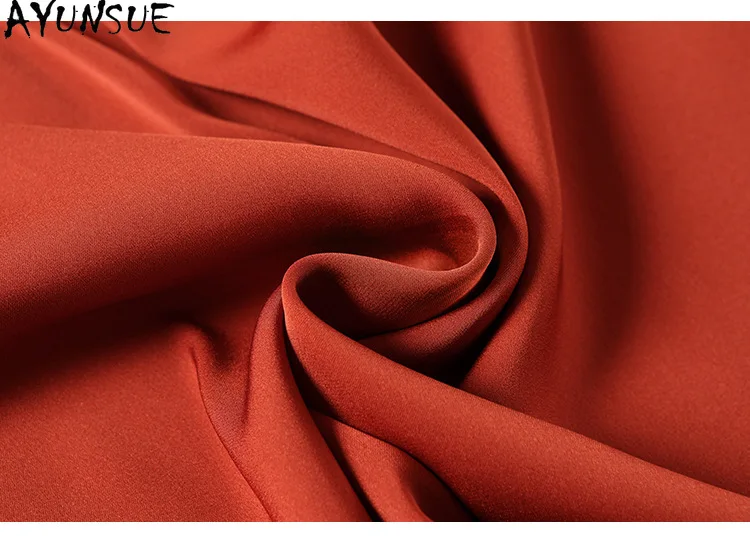 Женская блузка из шелка тутового шелкопряда свободного покроя