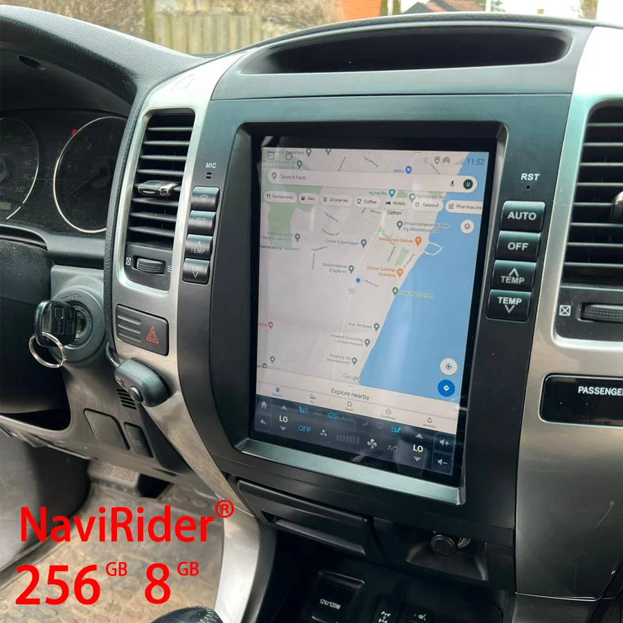 

Android 14 256 ГБ Tesla IPS экран автомобильный радиоприемник мультимедийный видеоплеер для Lexus GX470 Toyota Prado Lc120 2002-2009 GPS 2din 4G