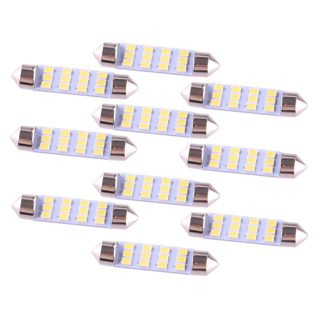

20 шт./комплект, автомобильные лампы 41 мм 12SMD