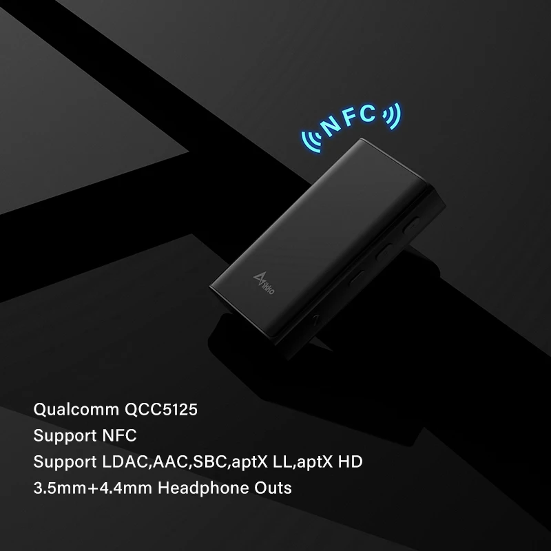 iKKO ITB03 Bluetooth 5.0 Headphone Amplifier Dac AK4377 Audio Hifi AMP Support NFC Receiver LDAC/AAC/SBC/APTX with 3.5mm/4.4 mm