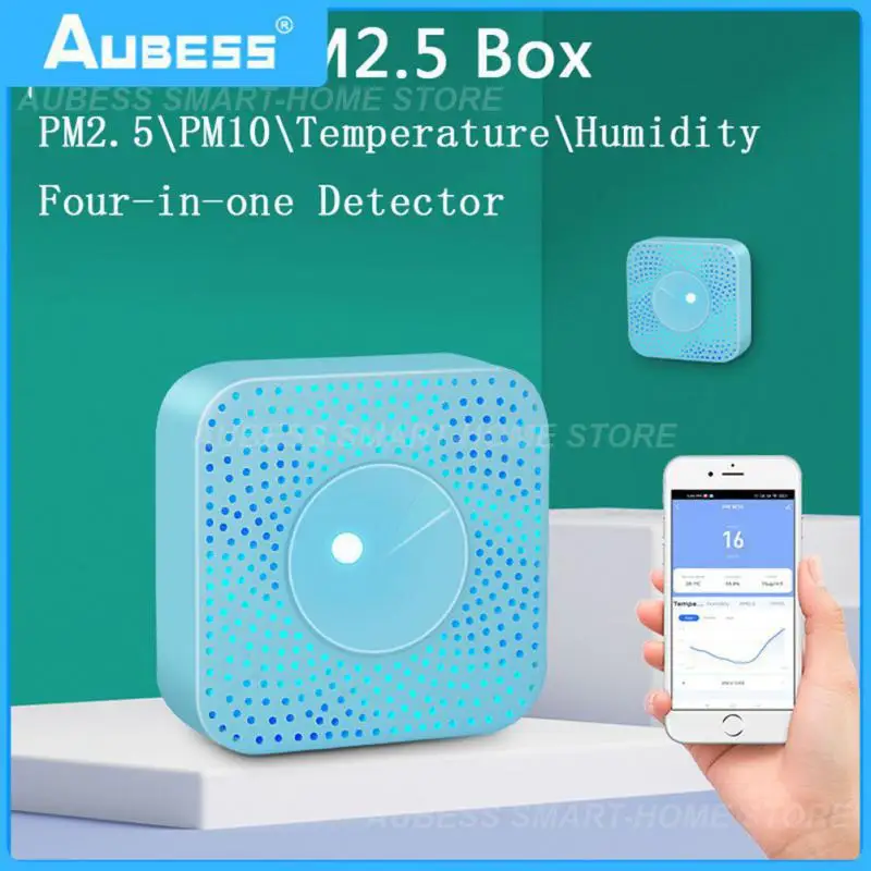 

Датчик температуры и влажности 4 в 1 с Wi-Fi и сигнализацией качества воздуха