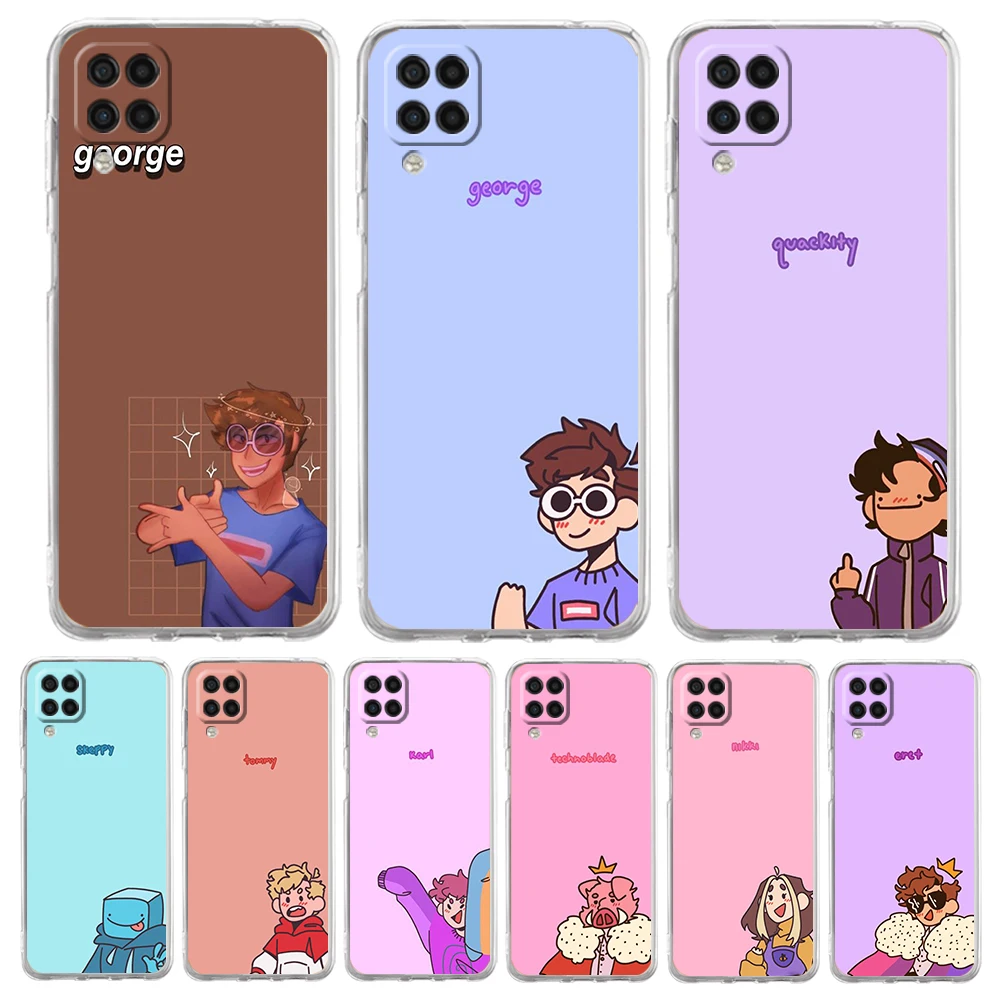 

Dream Smp Phone Case Cover For Samsung Galaxy A53 A32 A52 A72 A13 A22 A51 A71 A41 A31 A21S 5G Transparent Soft Shell Fundas Bag
