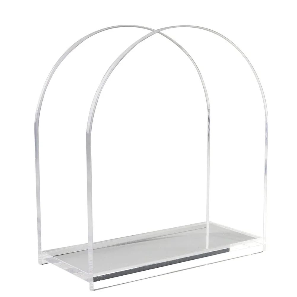 

Napkin Holder Paperacrylic Towel Rack Holders Tissue Kitchenhome Desktop Table Dog Handclear Organizer Wedding Dispenser Toilet