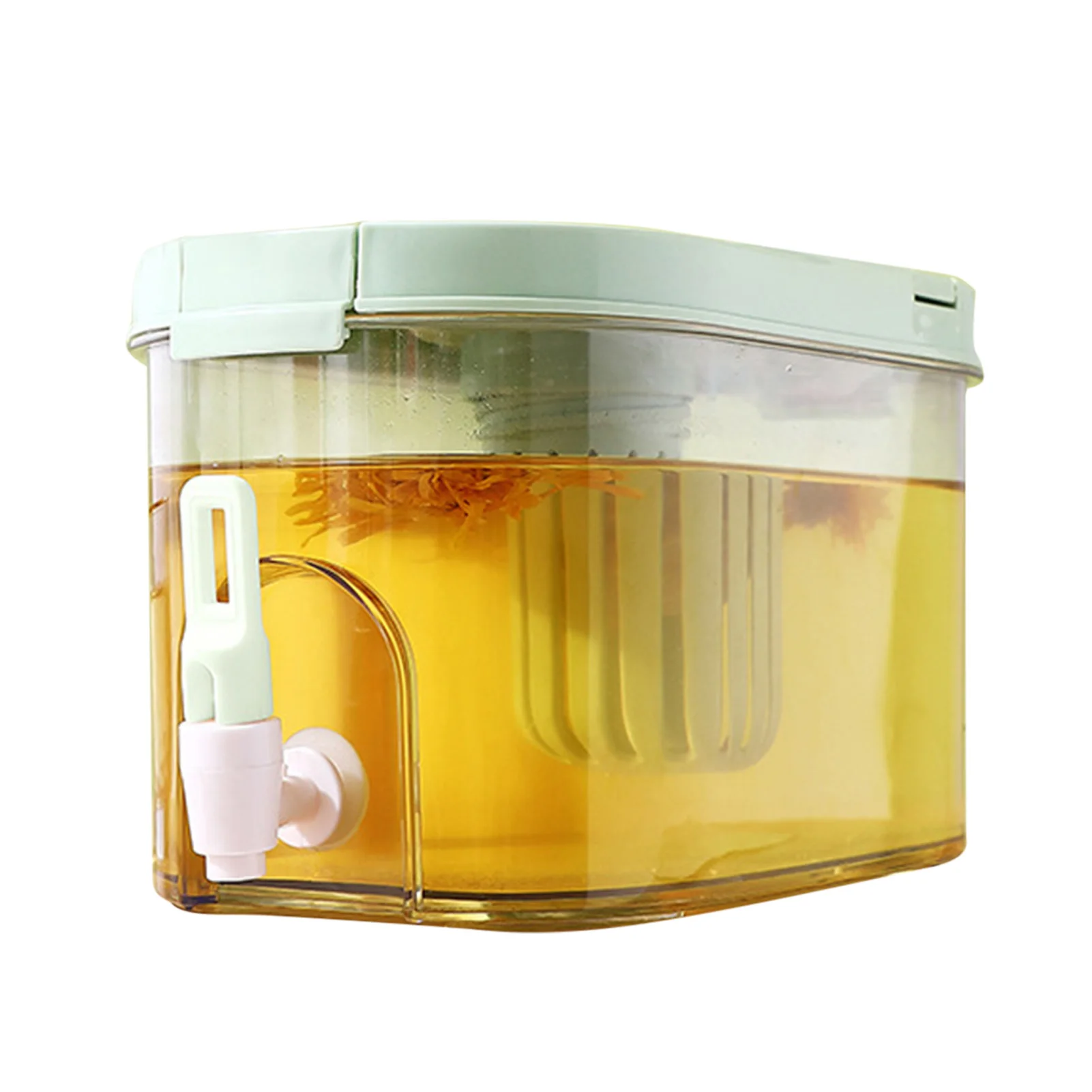 

Large Beverage Dispenser Square Lemonade Dispenser Drink Serving Dispenser 4-Litre Square Ice Tea Lemonade Juice Milk Dispenser