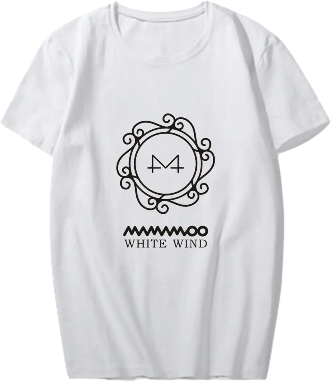 Рубашка Xkpopfans Kpop MAMAMOO белая футболка с ветром и концертом Hwasa Wheein Solar Moonbyul