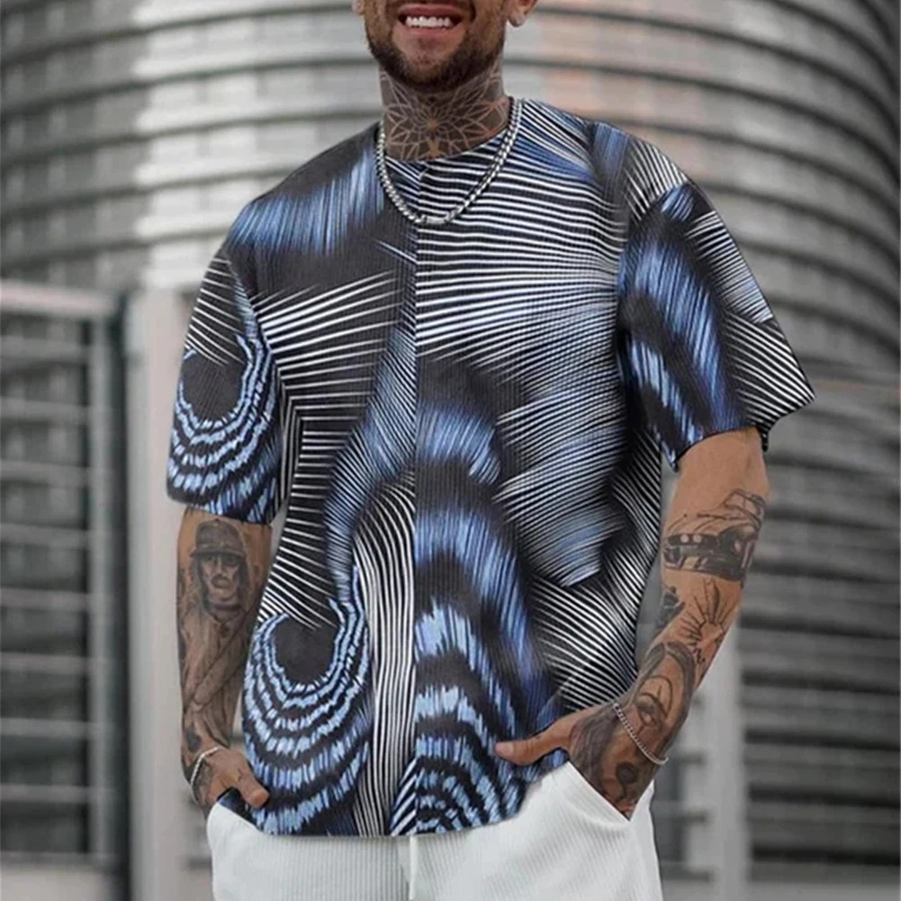 

Men 3D Graphic Streetwear Short Sleeve Top Casual Novelty Party Tee T-Shirt