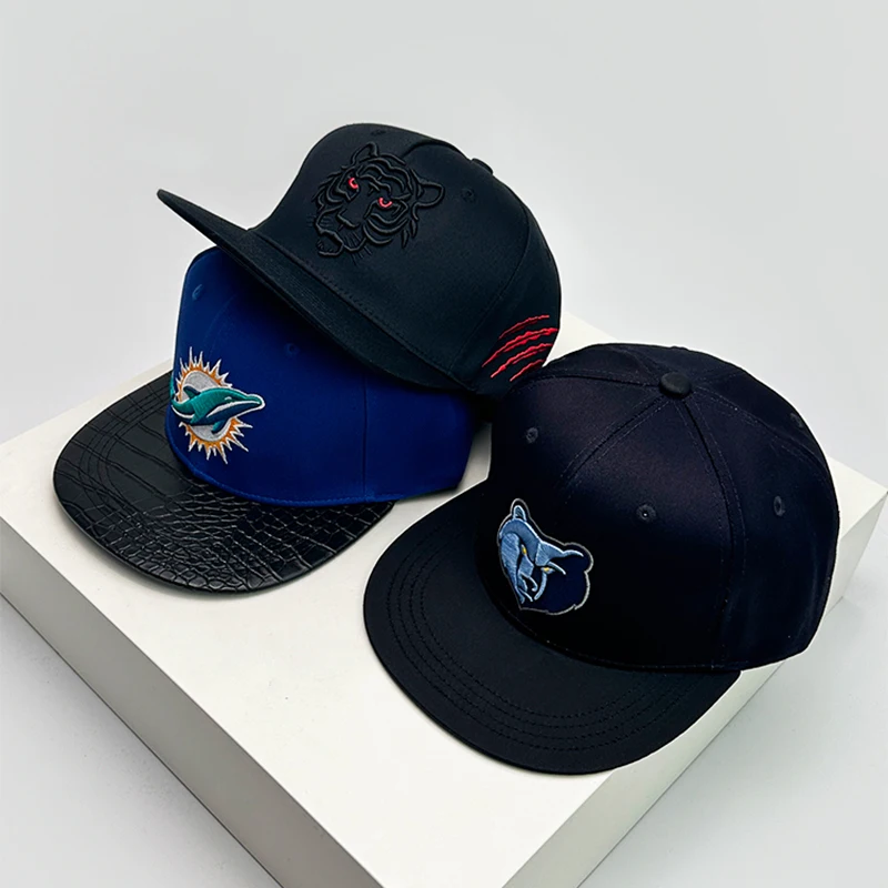 Новинка дышащие кепки унисекс с плоским верхом в виде животных солнцезащитный