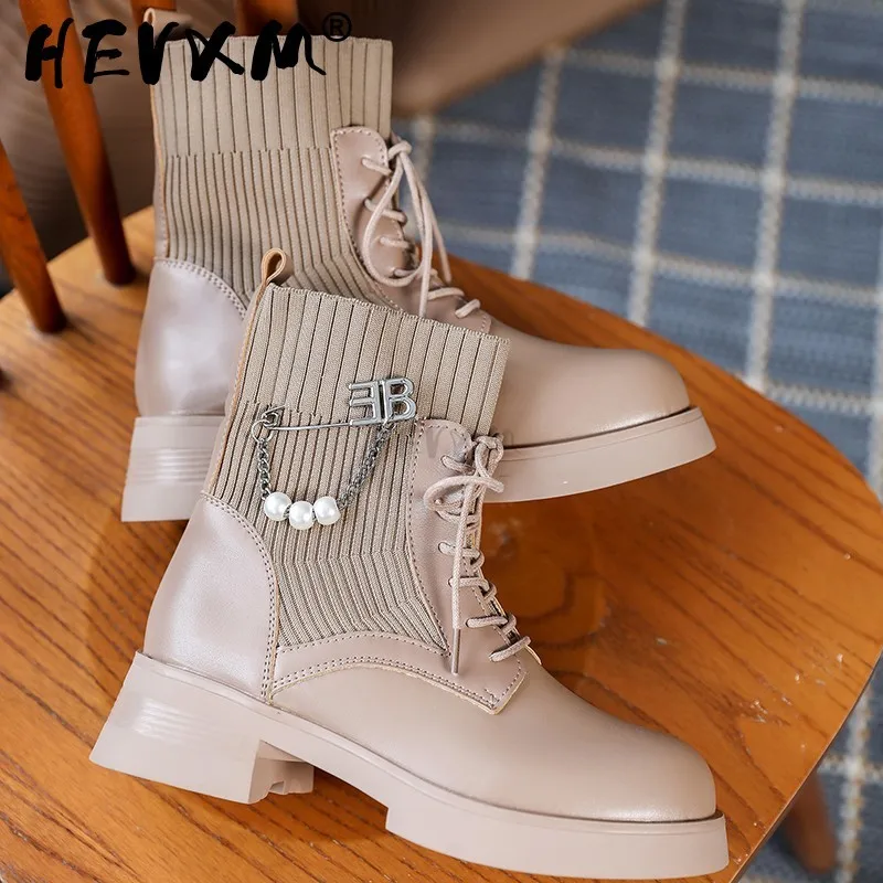 

Women's Ankle Boots Autumn 2021 New Fashion Platform Round Head Cross Lace-up Patent Leather Simple Women's Casual Elegant Boots