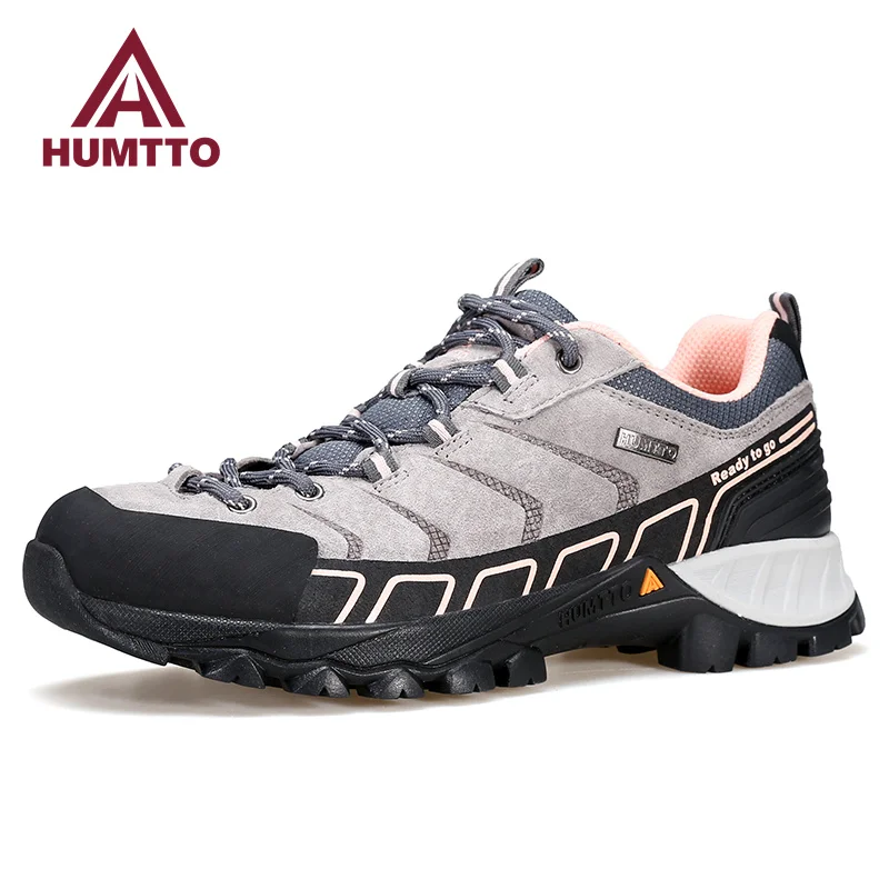 HUMTTO Waterproof Hiking Shoes Winter Leather Shoes for Women Sports Luxury Designer Outdoor Climbing Trekking Womens Sneakers