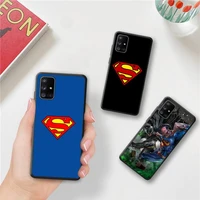 superhero superman phone case for samsung galaxy a52 a21s a02s a12 a31 a81 a10 a30 a32 a50 a80 a71 a51 5g