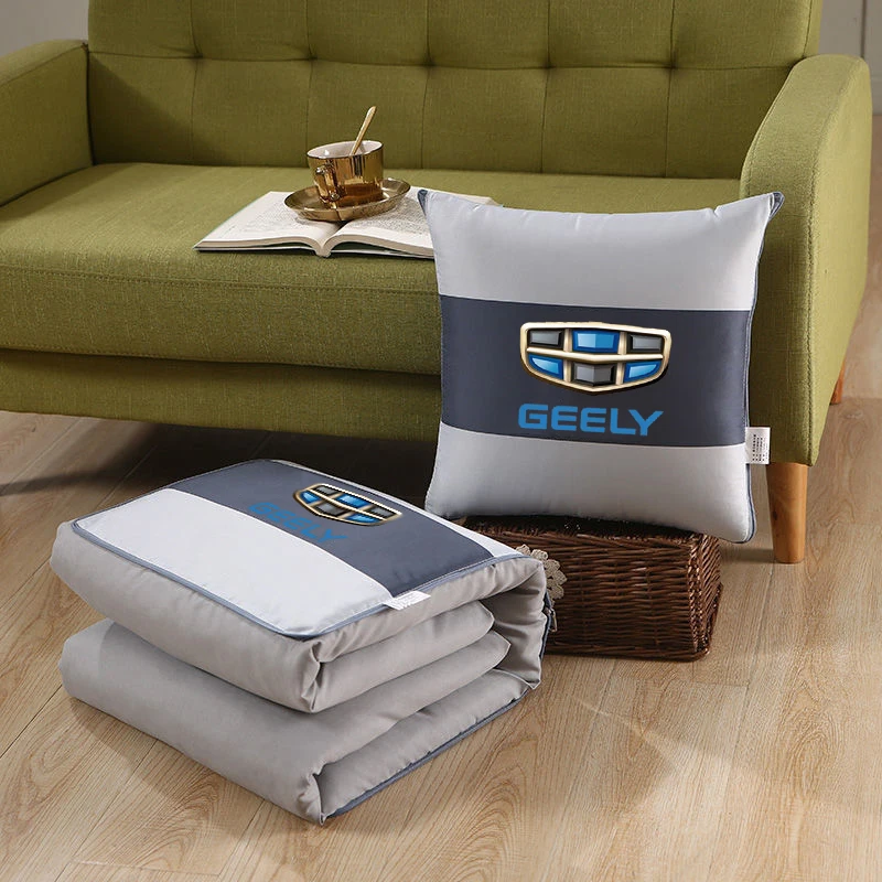 

Car Seat Cushion Set Quilt Blankets Throw Pillows for Geely Atlas FY11 Boyue Binyue CK Binray GX3 Xinyue Emgrand EC7 EC8 Coolray