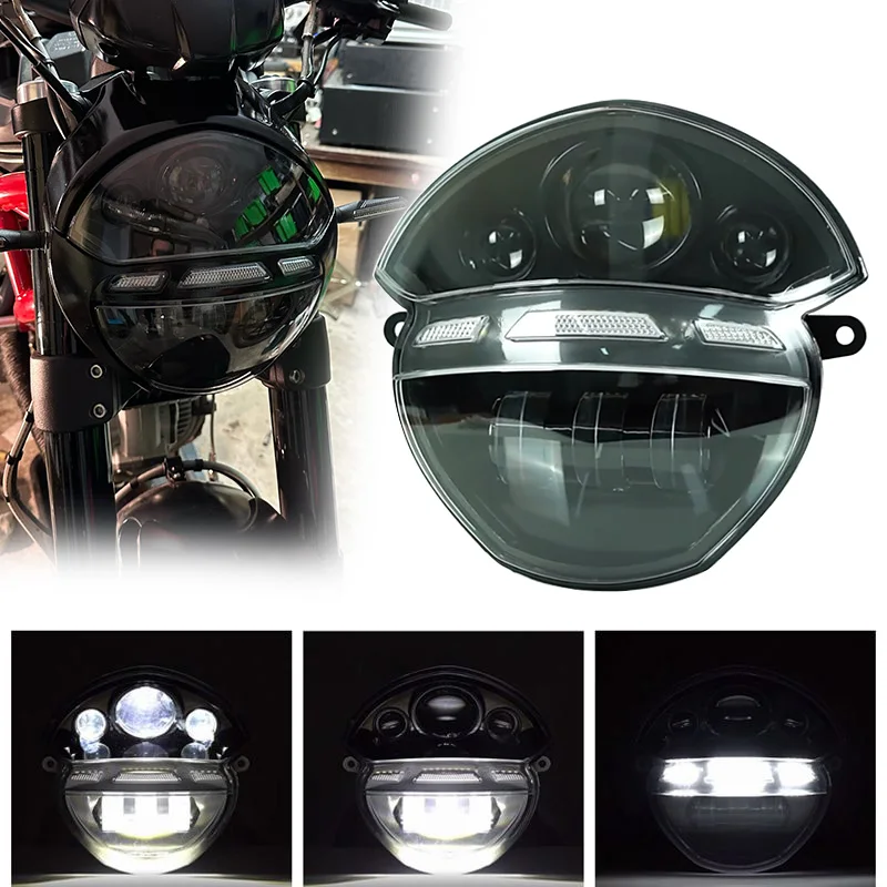 

LED Headlight (Black) Fit for Ducati Monster 696/795/796/1100