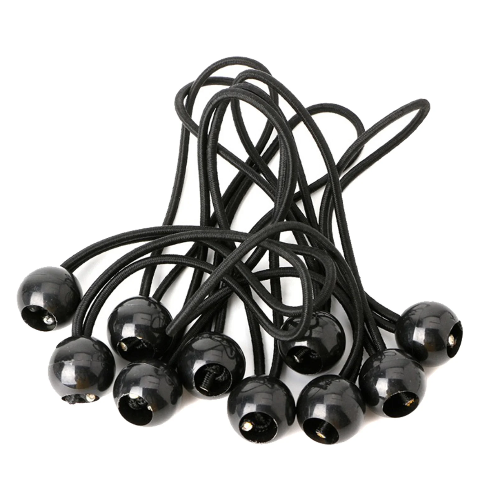 

Plastic Ball Head Bungee Cords Heavy Duty Bungie Cord Balls Suitable for Camping Shelter Cargo