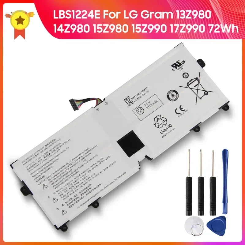 Сменный аккумулятор LBS1224E для LG Gram 17Z990 14Z980 13Z980 15Z990 15Z980 высококачественные