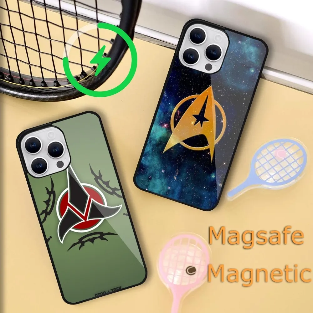 Чехол для телефона Star MovieT-Trek Ships iPhone 15 14 13 12 11 Plus Pro Max Magsafe с магнитной беспроводной