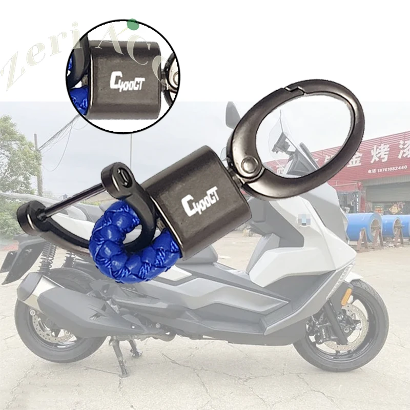 

2023 горячая сделка Пользовательский логотип Плетеный веревочный брелок для мотоцикла модные аксессуары для ключей для BMW C400GT C400X C400 X/GT универсальные