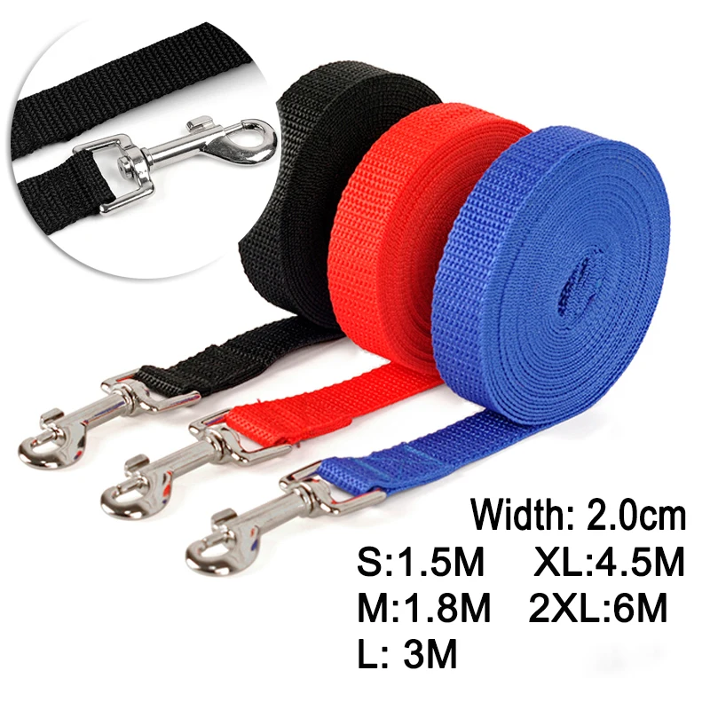 NEW Color Lengthening Nylon Dog Running Training Leashes Pet Supplies Walking Harness Collar Leader Tow Rope For Dogs or Cats