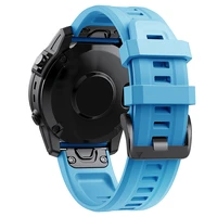 22mm silicone watch band strap watchband for garmin fenix 7 6 5 instinct wristband replacement bracelet smartwatch parts