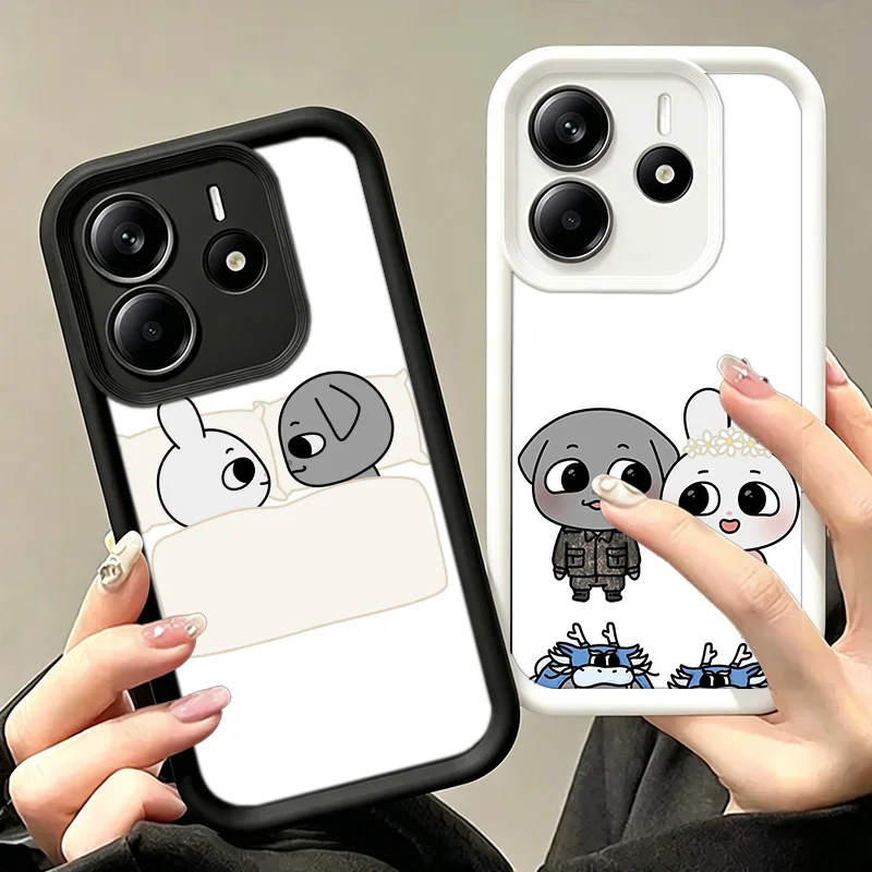 Фото Милый мультяшный чехол K-Kkamang для телефона Xiaomi Poco M8 M7 X7 X6 X5 Pro F8 F7 Ultra Mi 15T 17T 17 Pro Max 15 14T 14 Pro Cover Coque №1
