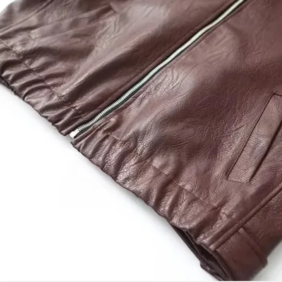 Женские кожаные куртки Женская куртка уличная одежда женская верхняя красная