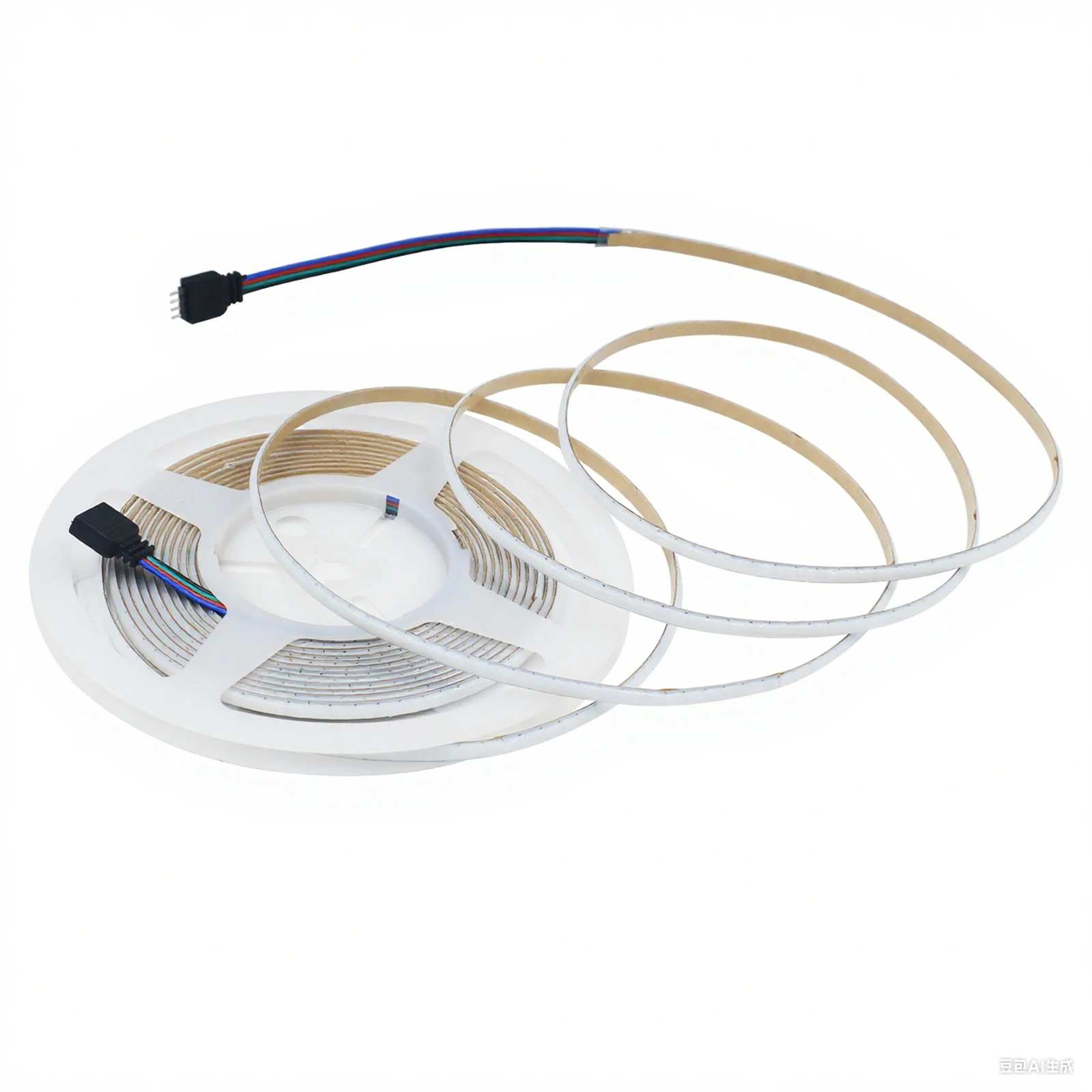 

Супертонкая светодиодная лента RGB COB 5 мм, 12 В, 24 В, 576 светодиодов/м, цветная RGB-подсветка высокой плотности COB для освещения домашней комнаты, подсветка телевизора