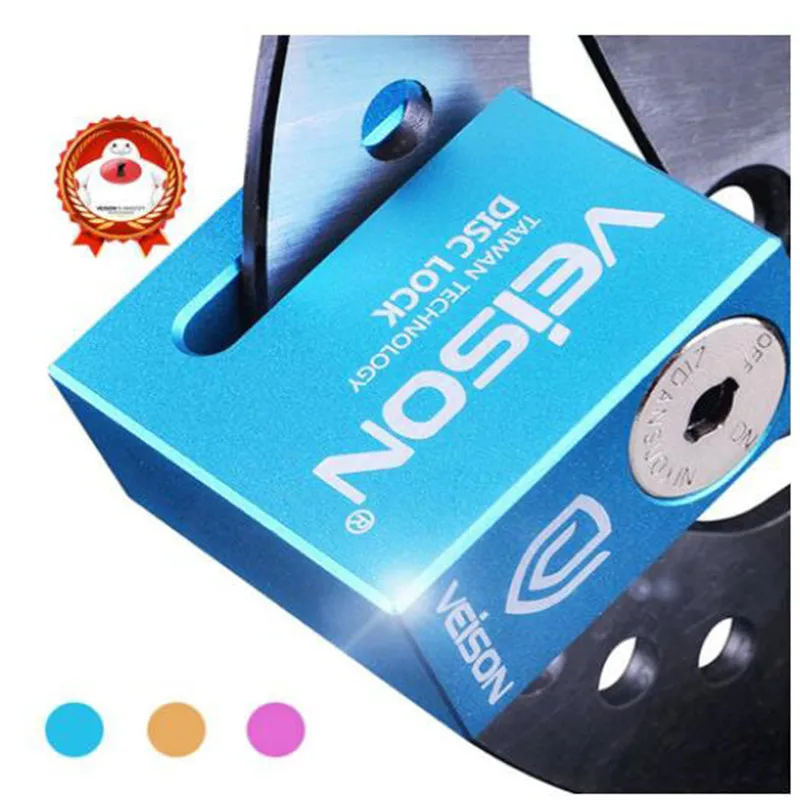 

VEISON Motorcycle Lock Anti Theft Disc Brake Lock Alloy Theft Protection Brake Motorcycle Accessories Waterproof Disc Locks
