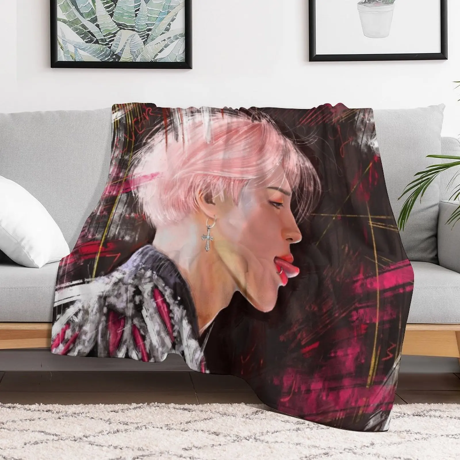 Kitty-Gang J.M. Плед-одеяло набивные одеяла