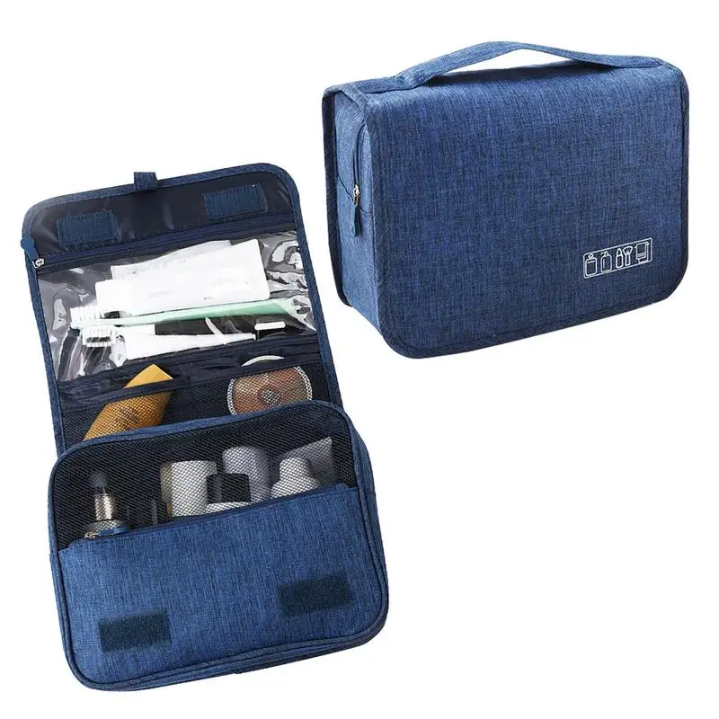 

Подвесная дорожная сумка для туалетных принадлежностей, водонепроницаемая дорожная сумка с подвесным крючком, портативные принадлежности...