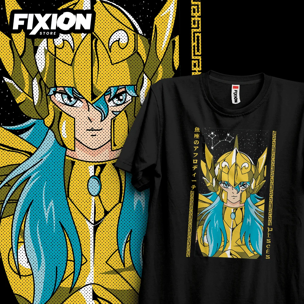 Аниме Футболка Saint Seiya-April-9 подарок для любителей аниме все размеры хлопок
