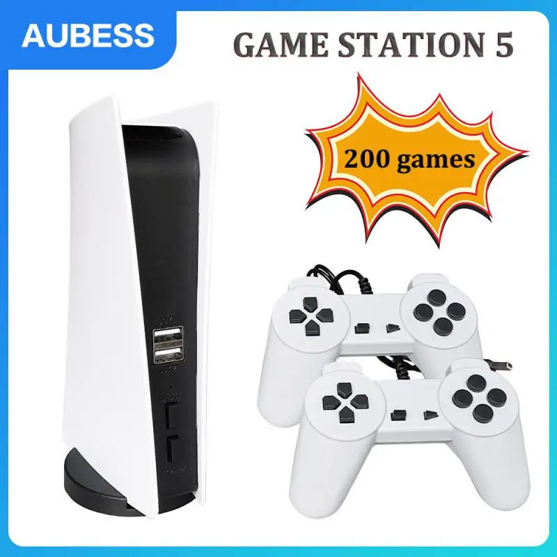 

Retro Handheld Game Player 200 Classic Games Usb Wired Controller Support For Two-player Games Support Tv Output Gaming Console