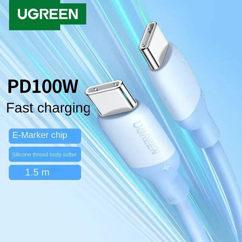 Кабель Ugreen с USB C на быстрое зарядное устройство PD короткий 25 см 50 1 м 5 2 кабель Type