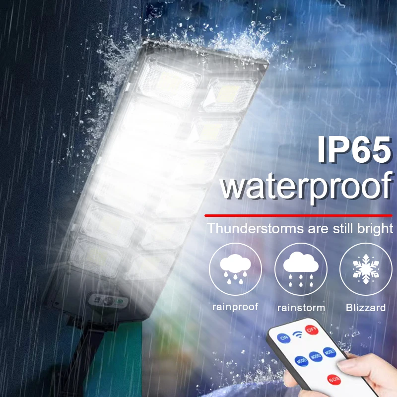 

Solar 9000 Lumens Newest Super Bright Outdoor LED Waterproof Light Motion Sensor Garden Light Sunlight Wall Yard Street Lamp