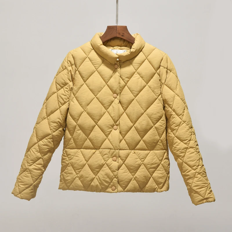 Korean Women's Jacket Thin Coat 2022 Autumn/Winter Short Women's Clothing Long Sleeve Simple Casual Coat Women's Fashion