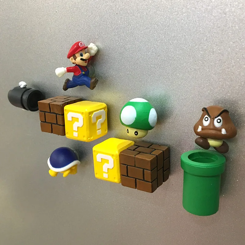 Мультяшный магнит на холодильник наклейка сделай сам креативная милая Kawaii 3D