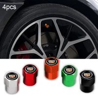4pcs car tire valve caps wheel stem covers car styling accessories for cadillac cts ats escalade bls srx deville xt5 xt4 sts xt6