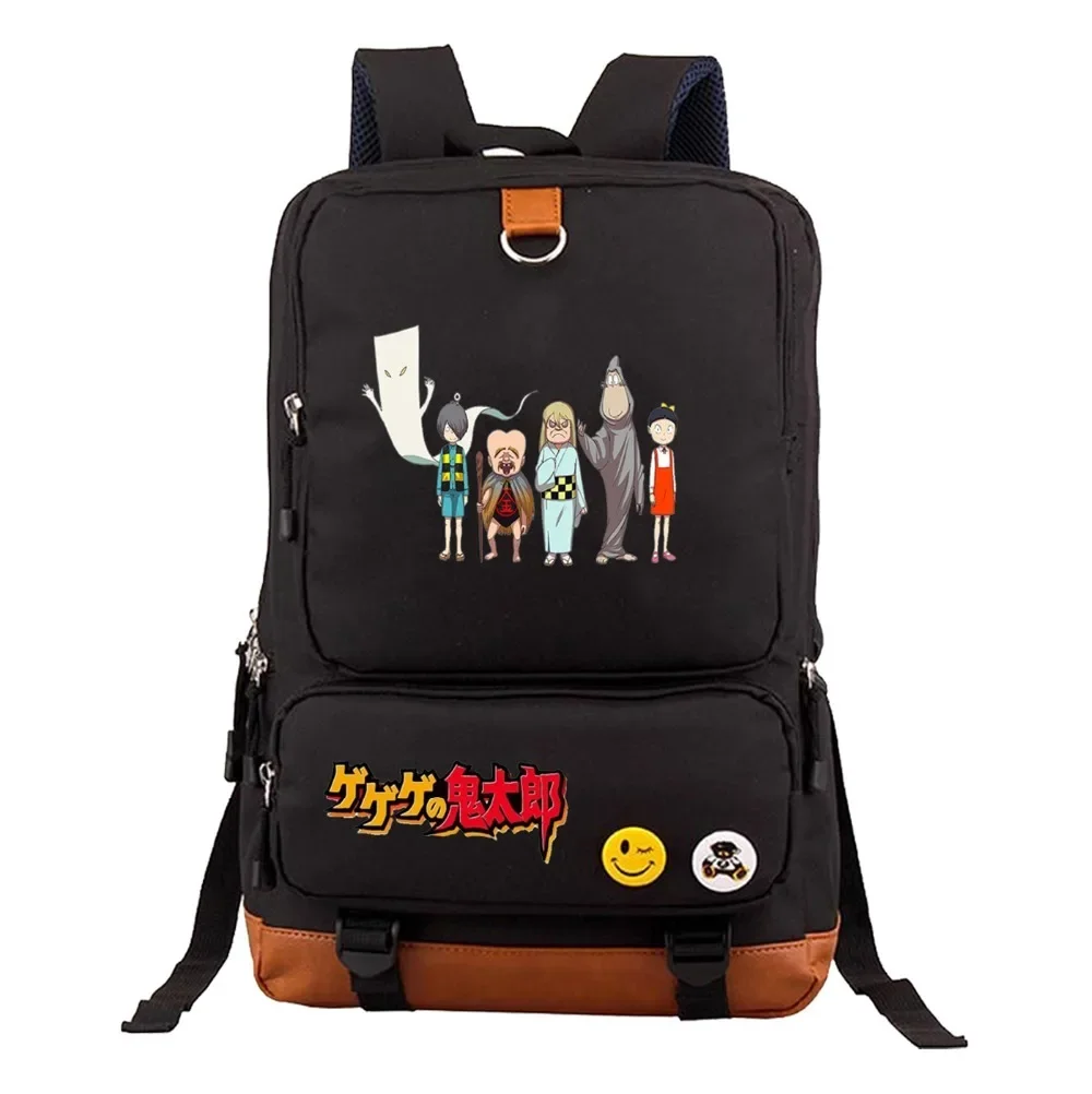 Японский аниме GeGe no Kitaro Рюкзак Школьный рюкзак Унисекс Повседневные дорожные
