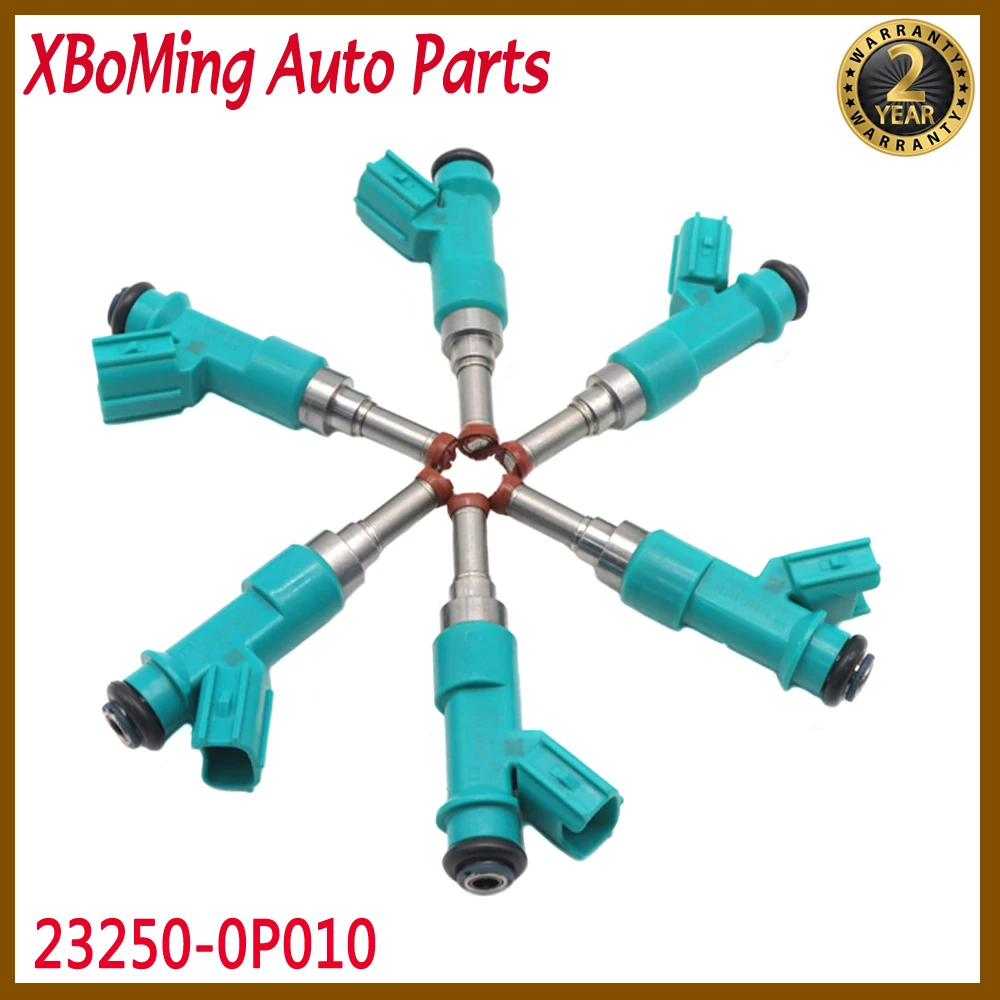 6 шт./лот автомобильный топливный инжектор 23250-0P010 для Toyota Avalon Camry Highlander Sienna Lexus ES350