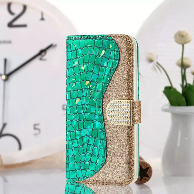 

for Samsung A 32 4G Flip Case Samsung Galaxy A32 A53 A22S A52 A73 A12 A13 A52S A33 5G Book Cover FundaBling Sparkle Wallet Etui