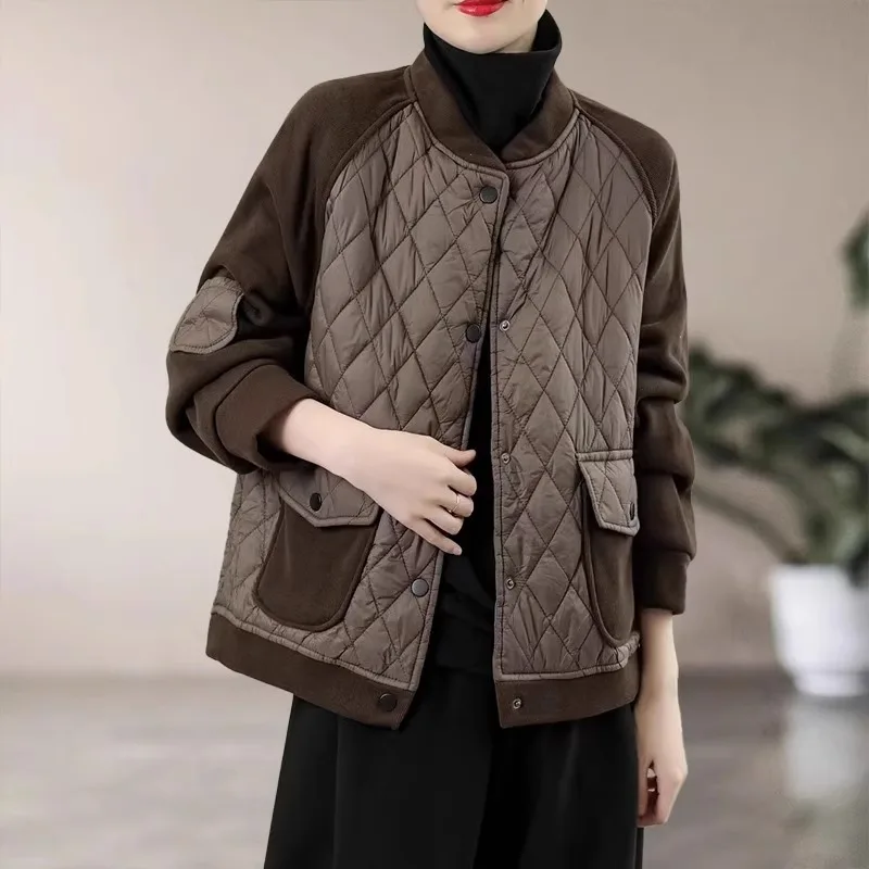 Верхняя одежда для женщин 2024 новая популярная осенне-зимняя утолщенная теплая