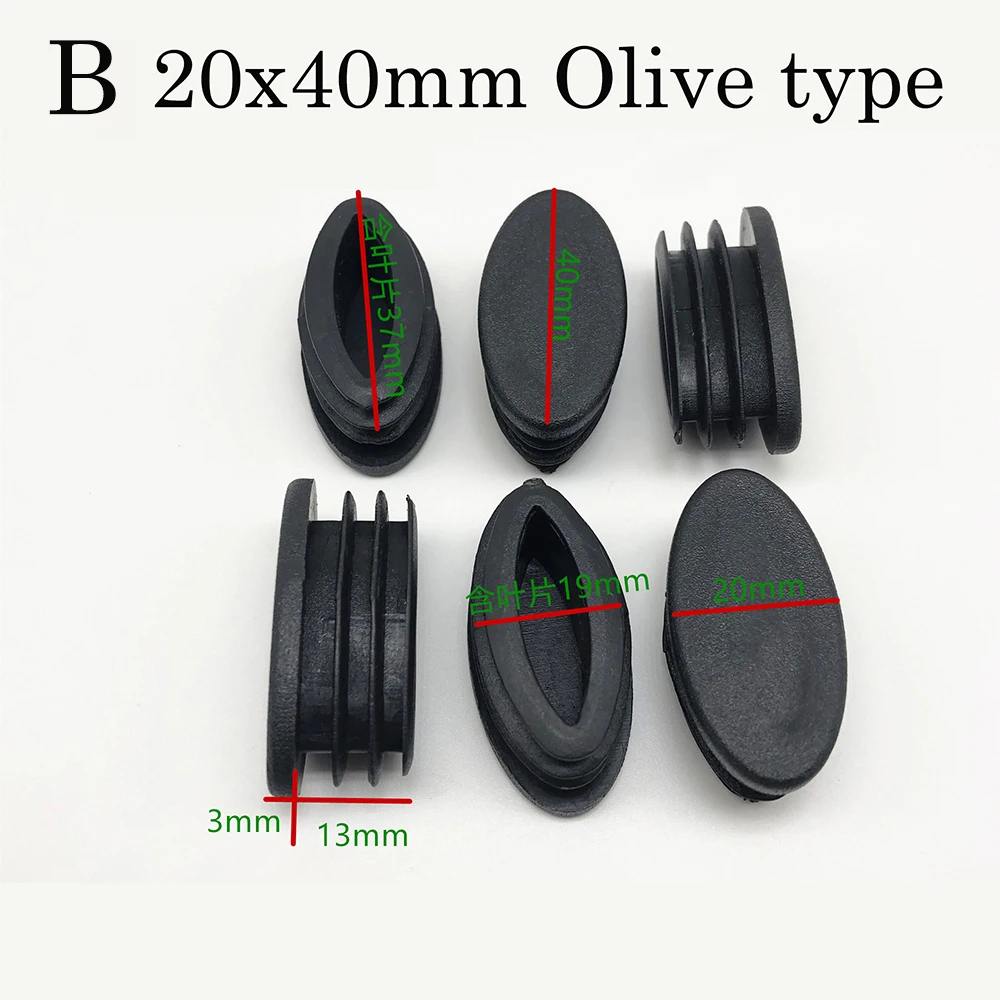 

Пластиковые овальные заглушки для мебели 4/6/10 шт