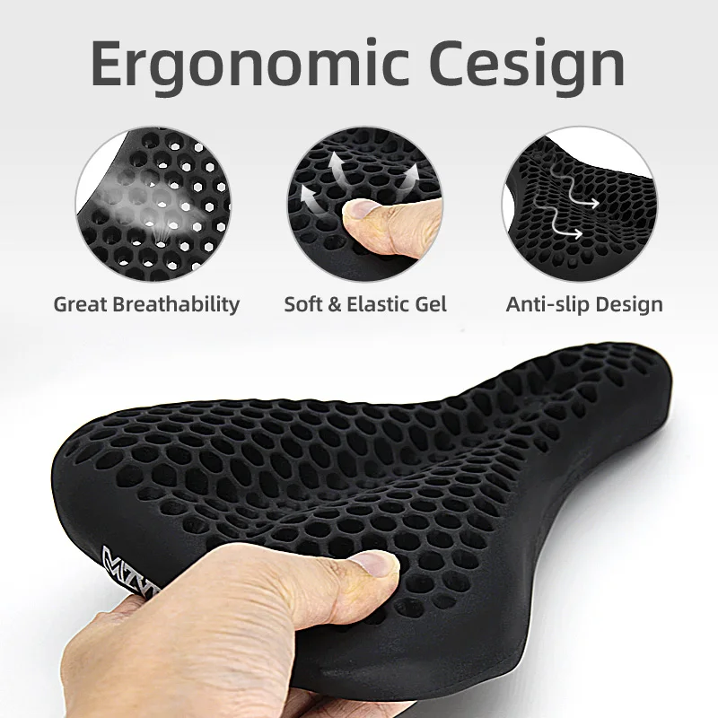 Аксессуары для велосипеда Mzyrh дышащая мягкая резиновая подушка на сиденье чехол