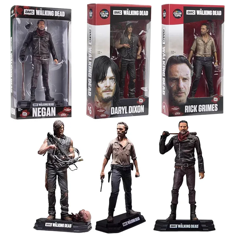 McFarlane The Walking Dead Season Rick Grimes Daryl Dixon Negan 7-дюймовая фигурка игрушки для детей подарок