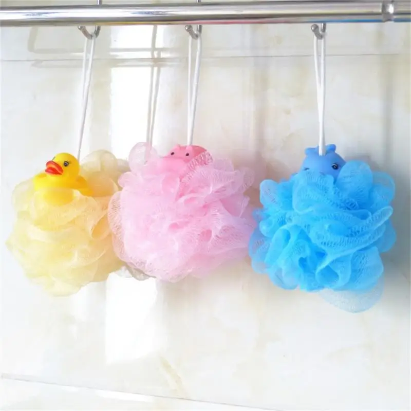 Детская ванна цветок губка отшелушивающее мультяшное животное мягкий цвет