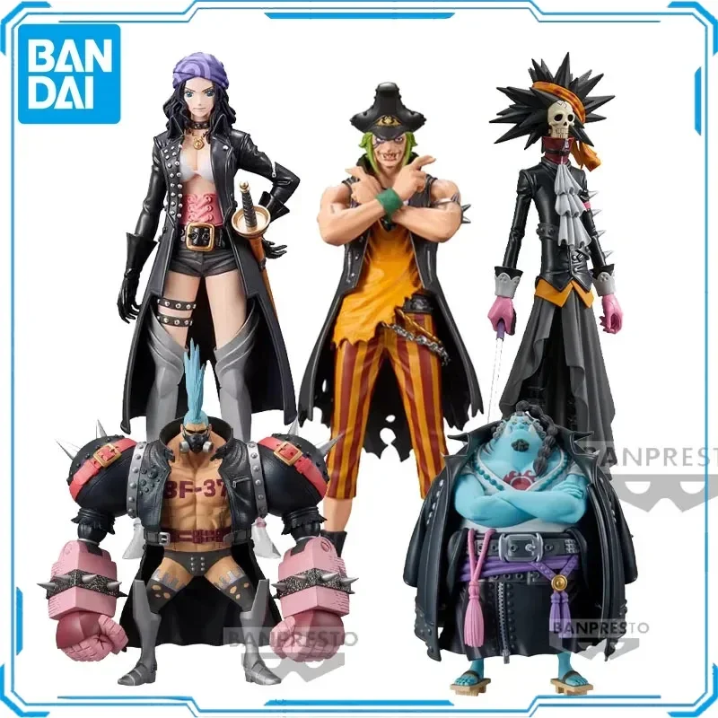 В наличии Оригинальный Bandai DXF One Piece BROOK Robin Jinbe Фигурка Анимационная игрушка