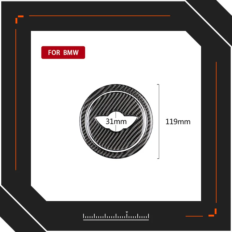 

Подходит для BMW Mini Cooper JCW отделка рулевого колеса из углеродного волокна R55 R56 R57 r58 R59