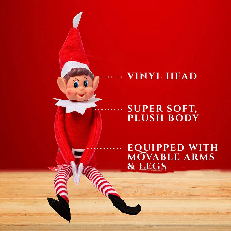

2022 Christmas Boy Girl Elf Doll Snowman Baby Toy Christmas Birthday Gift Personalised Christmas Sack
