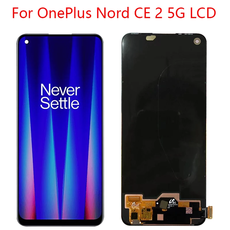 

6,43 "AMOLED для OnePlus Nord CE 2 5G IV2201 ЖК-дисплей + сенсорный экран дигитайзер для OnePlus Nord CE2 5G LCD