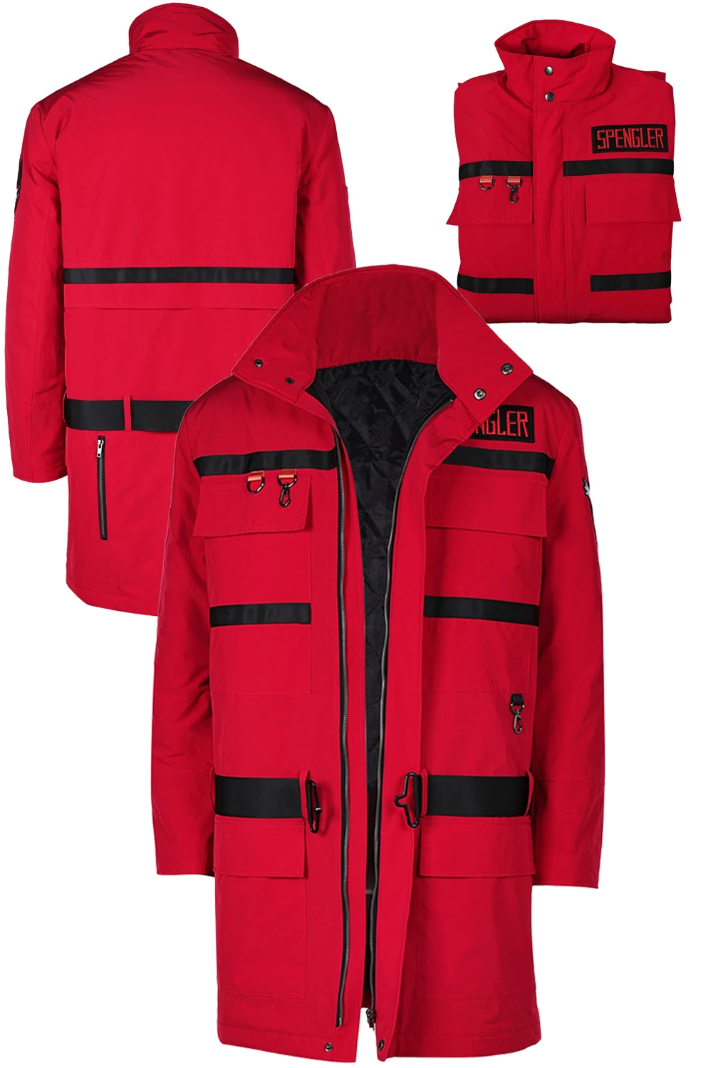 Disguise Grooberson Cosplay Role Play Red Coat 2024 Movie Ghost Busters Costume Men Women Fancy Dress Up Party Clothes